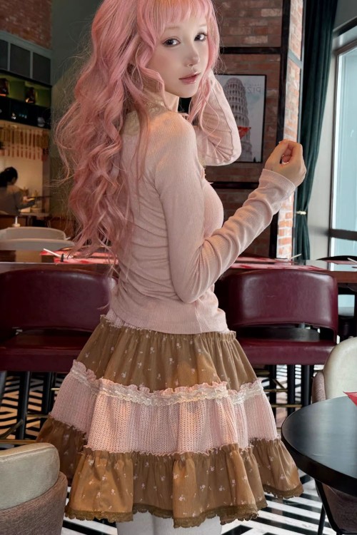 Choco Strawberry Skirt - Rose Island