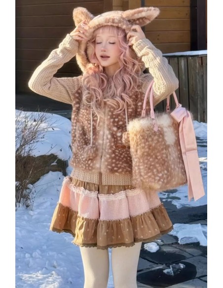 Choco Strawberry Skirt - Rose Island