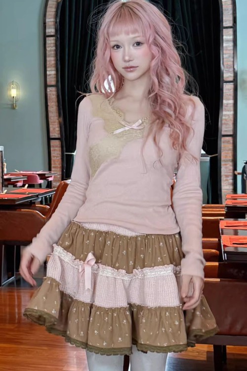 Falda Choco Strawberry - Rose Island