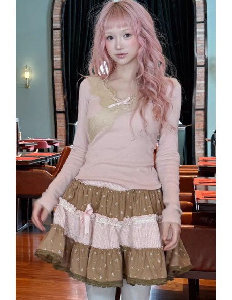 Choco Strawberry Skirt - Rose Island