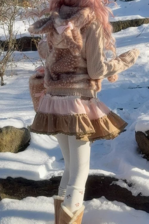 Choco Strawberry Skirt - Rose Island