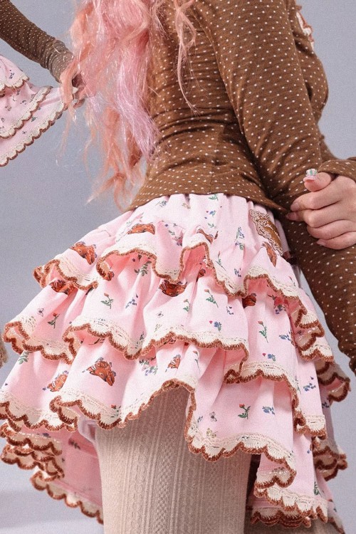 Falda con Shorts Pink Deer Cake - Rose Island