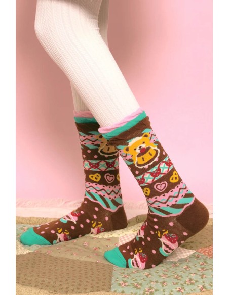 Calcetines Pudding Bear ~ Lutra Jump