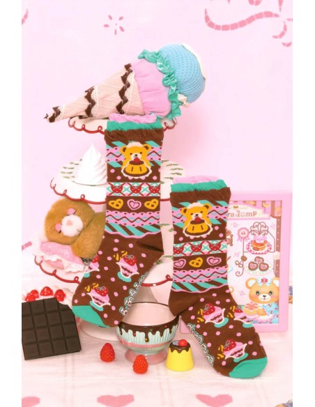 Calcetines Pudding Bear ~ Lutra Jump