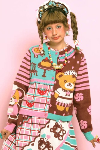 Tea and Biscuits Cardigan ~ Lutra Jump