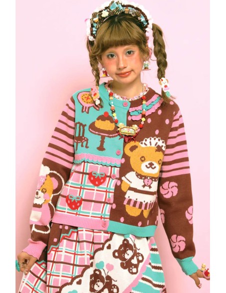 Tea and Biscuits Cardigan ~ Lutra Jump