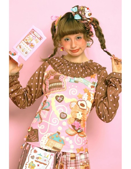 Top de Manga Larga Sweet Cookie Cake ~ Lutra Jump