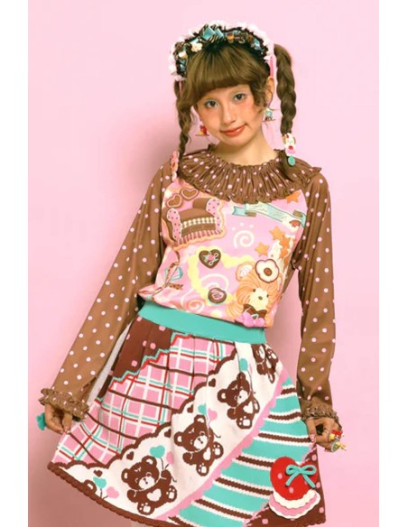Sweet Cookie Cake Long Sleeve Top ~ Lutra Jump