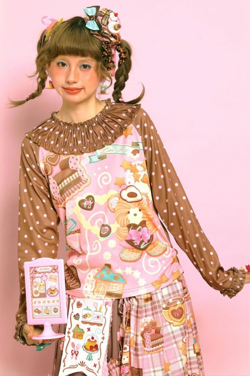Top de Manga Larga Sweet Cookie Cake ~ Lutra Jump