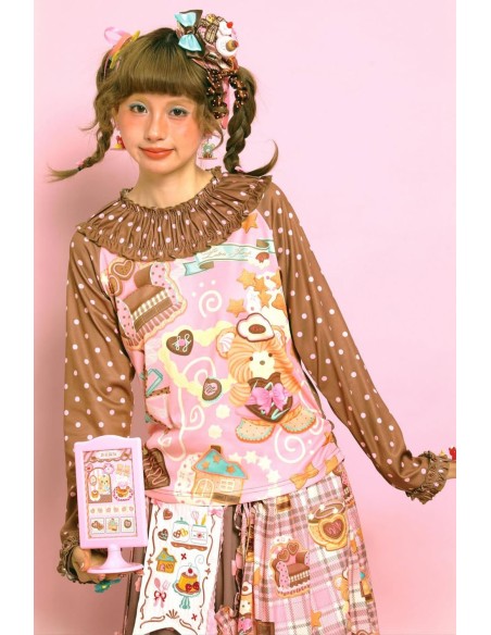 Top de Manga Larga Sweet Cookie Cake ~ Lutra Jump