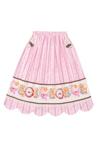 Falda Bear Pink Tea Party ~ Lutra Jump 2