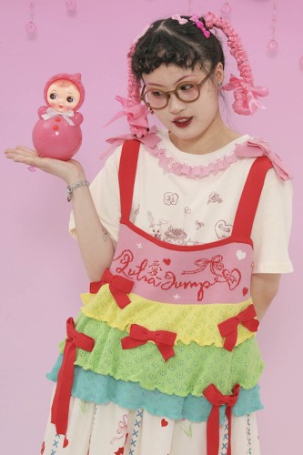 Knit Rainbow Top ~ Lutra Jump