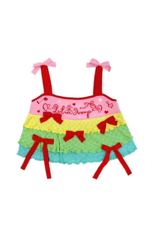 Knit Rainbow Top ~ Lutra Jump