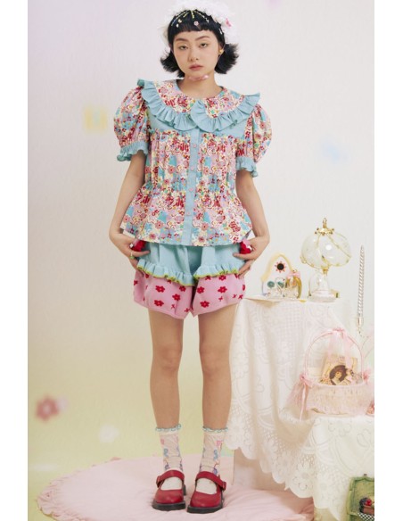 Blusa Paradise Lost Azul ~ Lutra Jump