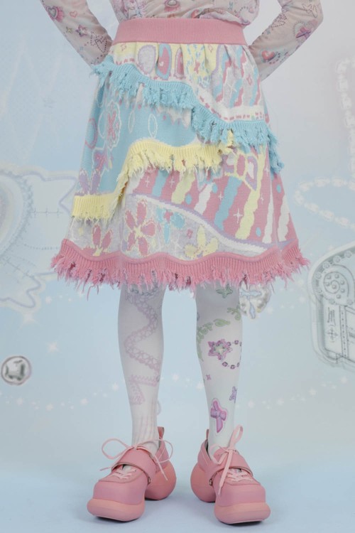 Girls Tribe Knit Skirt ~ Lutra Jump ~ Lutra Jump