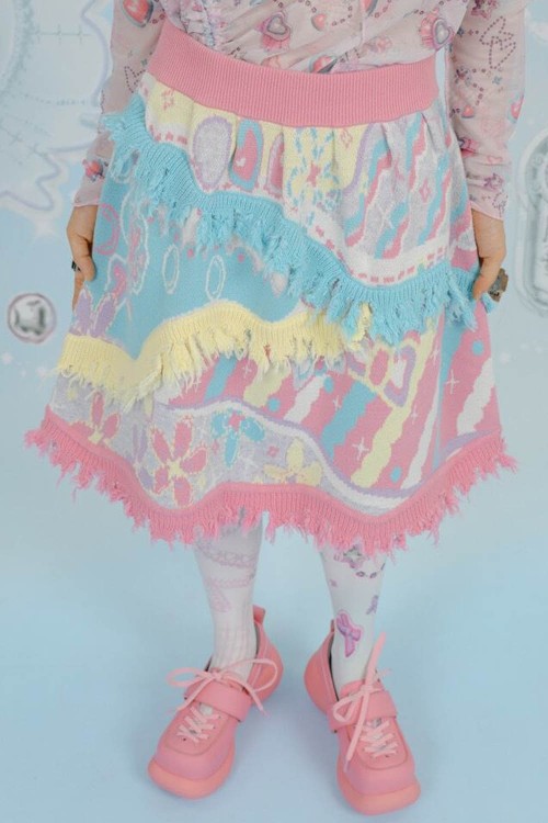 Girls Tribe Knit Skirt ~ Lutra Jump ~ Lutra Jump