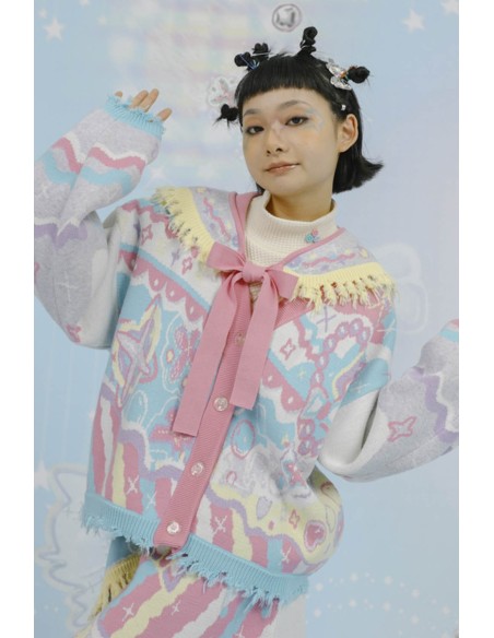 Girls Tribe Cardigan ~ Lutra Jump