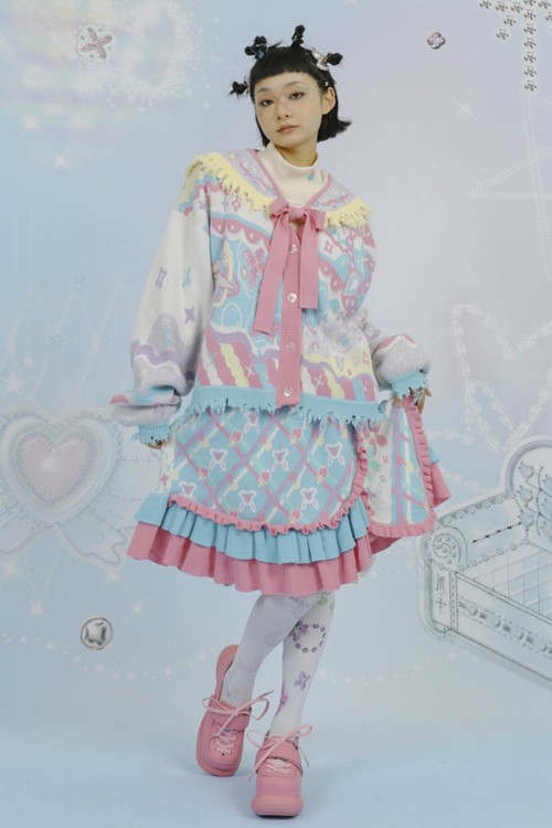 Girls Tribe Cardigan ~ Lutra Jump