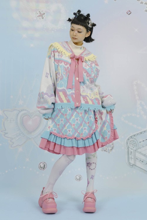 Girls Tribe Cardigan ~ Lutra Jump