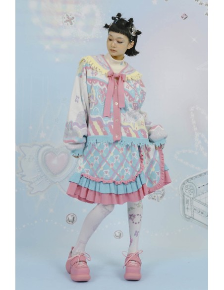 Girls Tribe Cardigan ~ Lutra Jump