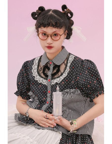 Blusa About Love en Negro x Blanco ~ Lutra Jump