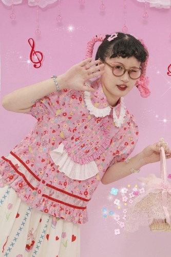 Blusa Paradise Lost Rosa ~ Lutra Jump 2