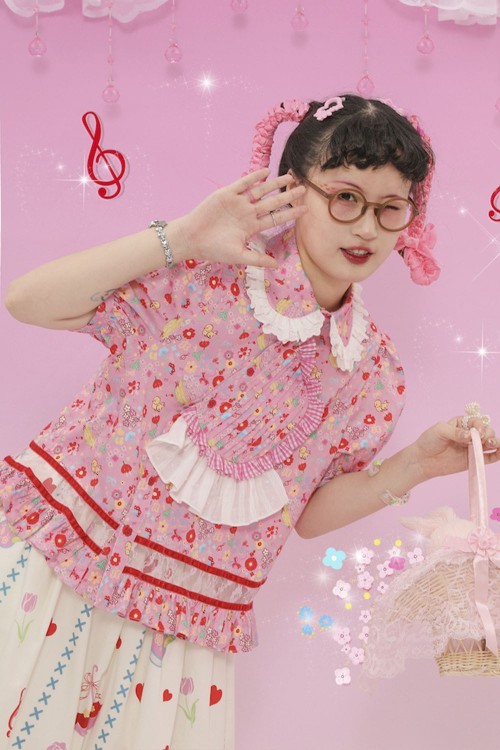 Blusa Paradise Lost Rosa ~ Lutra Jump