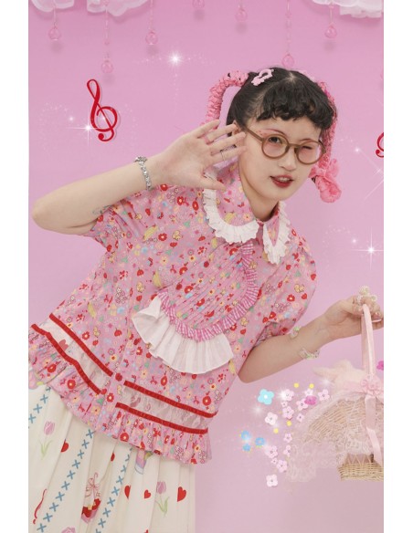 Blusa Paradise Lost Rosa ~ Lutra Jump