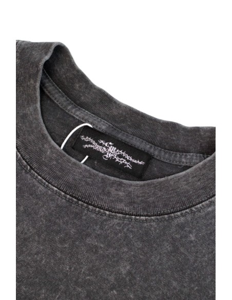 [Second Hand] Grey T-Shirt with Bunny Print - Summon The Middle Finger