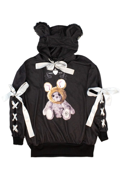 [2a mano] Sudadera con Capucha Teddy Bear Plush - Travas Tokyo
