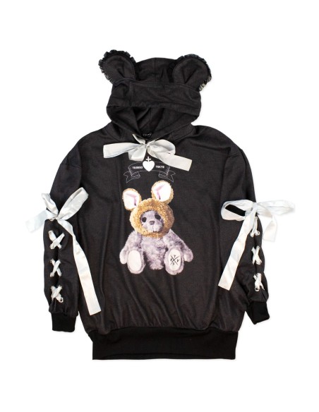[2a mano] Sudadera con Capucha Teddy Bear Plush - Travas Tokyo