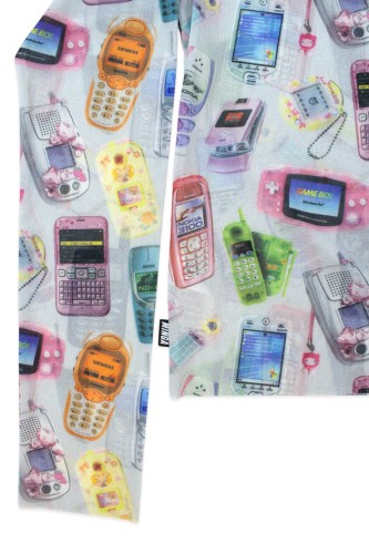 [2a mano] Top de Gasa Y2K Tech - Minga London 2