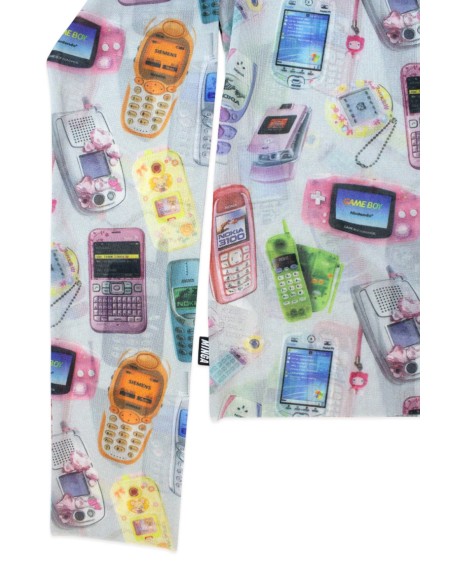 [2nd hand] Y2K Tech Mesh Top - Minga London