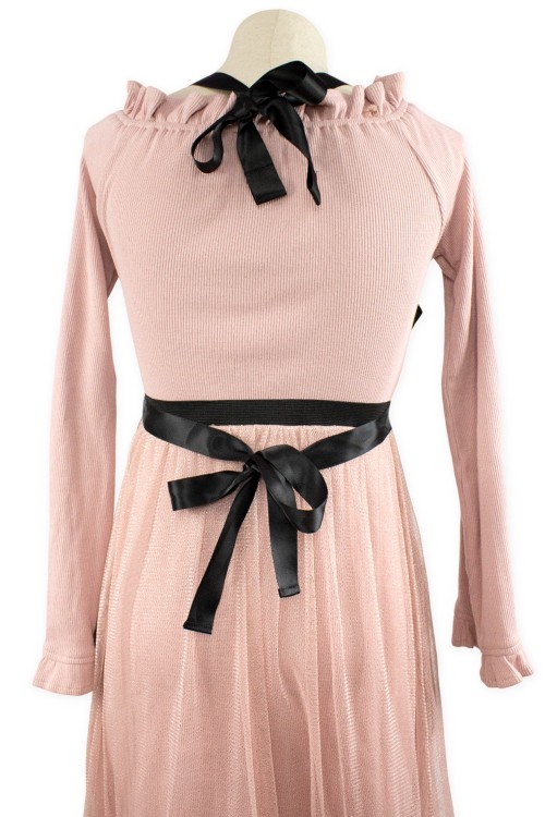 [2a mano] Vestido Jirai Bondage en Rosa Empolvado - Bubbles