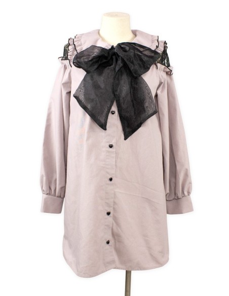 [2a mano] Vestido Camisa Jirai en Rosa Palo - Majoretty