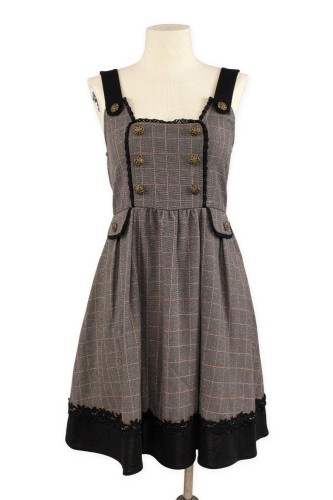 [2a mano] Vestido JSK de Tweed Marrón - Axes Femme