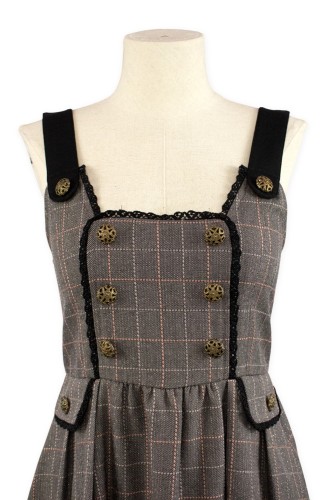 [2a mano] Vestido JSK de Tweed Marrón - Axes Femme 2