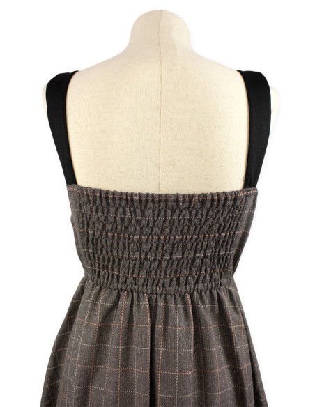 [Second hand] Brown Tweed JSK Dress - Axes Femme