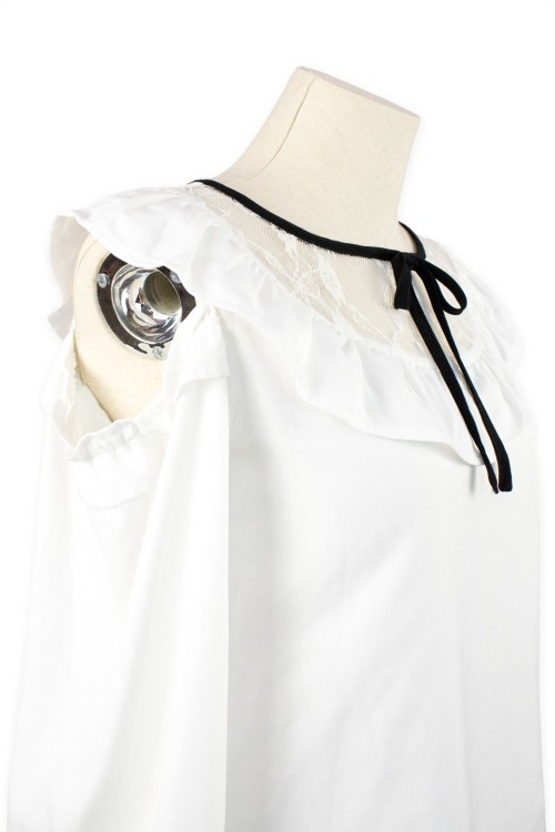 [2a mano] Camisa de Hombros Descubiertos y Lazo - Evelyn