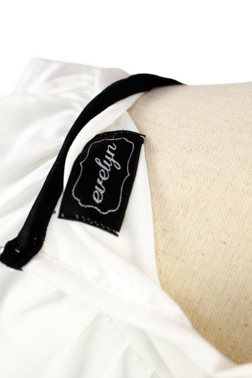 [Second Hand] Off-the-Shoulder Shirt with Bow - Evelyn