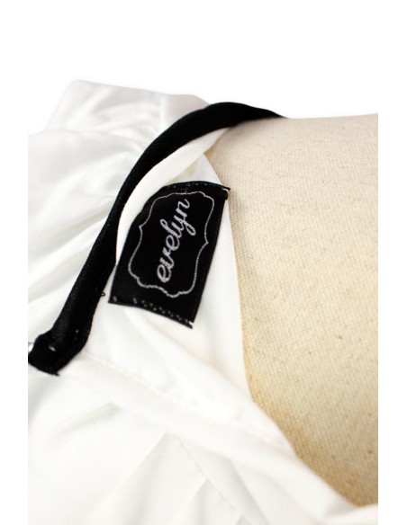 [2a mano] Camisa de Hombros Descubiertos y Lazo - Evelyn