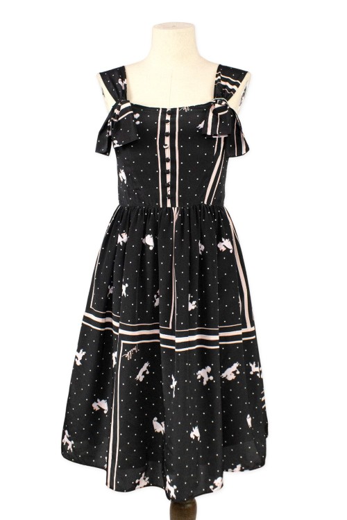 [2a mano] Vestido JSK Poodles - MILK