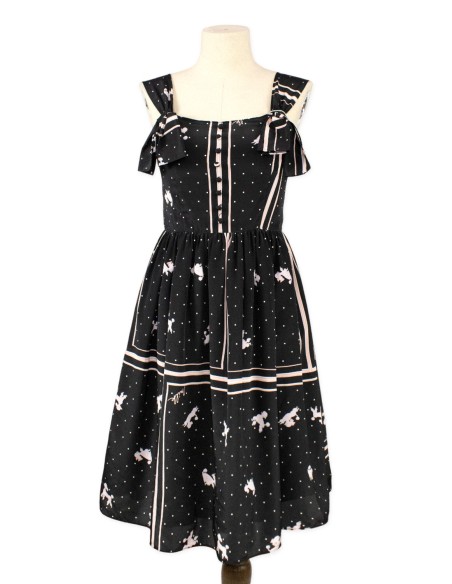 [Second hand] JSK Poodles Dress - MILK