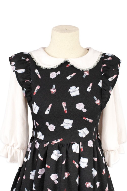 [Second hand] Girly Cosmetics Dress in Black - Lodispotto