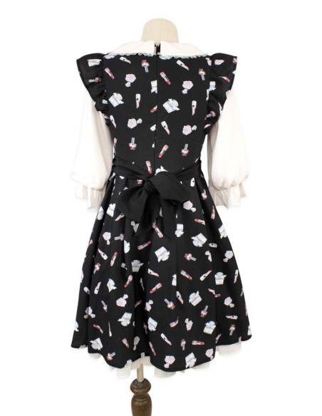 [Second hand] Girly Cosmetics Dress in Black - Lodispotto