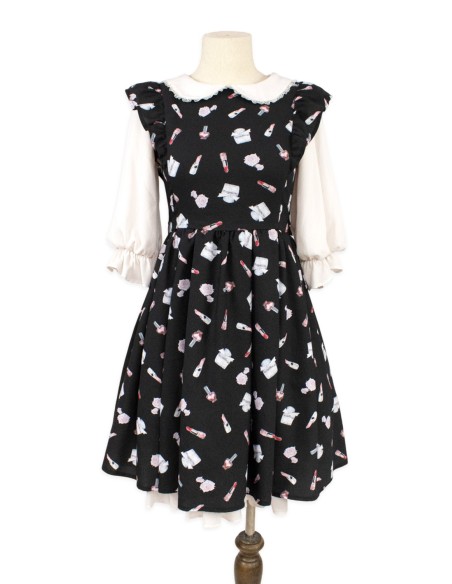 [2a mano] Vestido Girly Cosmetics en Negro - Lodispotto