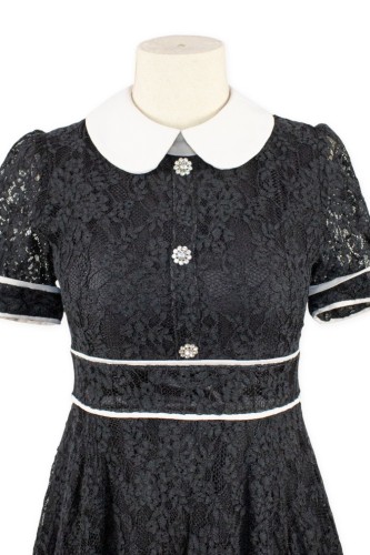 [Second Hand] Black Lace Jirai Dress - Evelyn 2