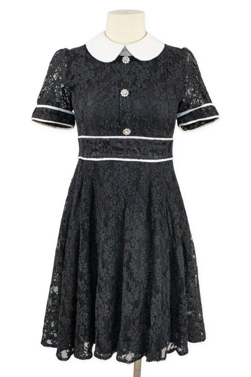 [Second Hand] Black Lace Jirai Dress - Evelyn