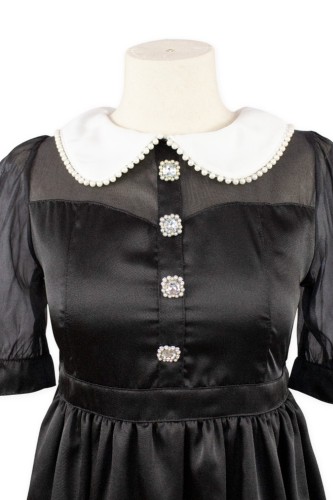 [2a mano] Vestido Jirai de Pedrería en Negro - Ank Rouge 2