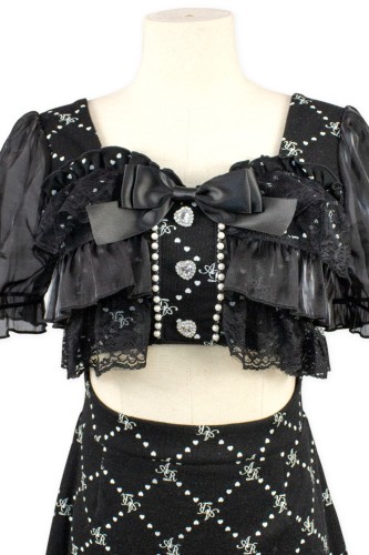 [2nd hand] Logo Crop Top Jirai Dress - Ank Rouge 2